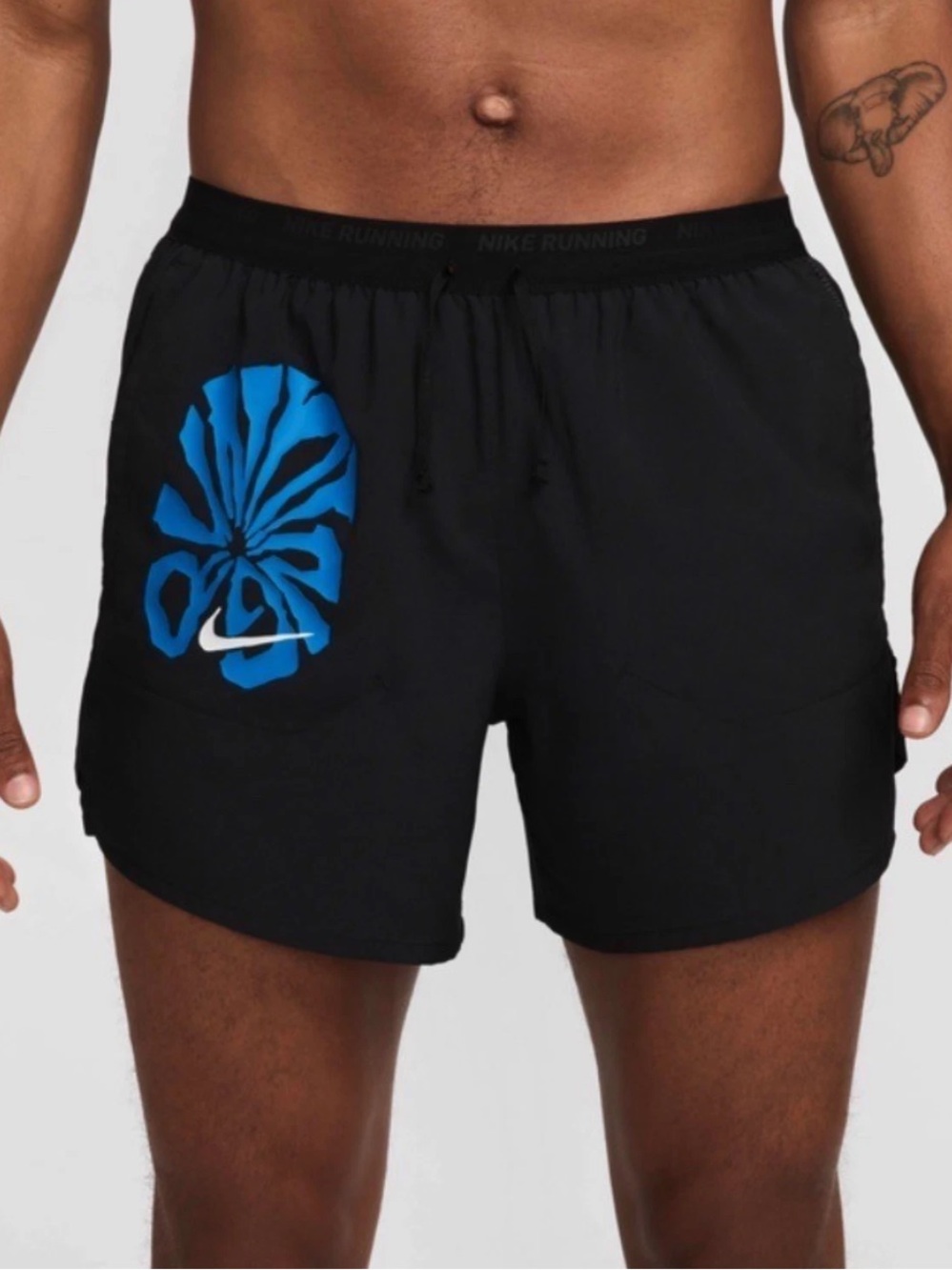 NWT Nike Stride Run Energy Dri-FIT 5" Running Men Shorts Black FV9612-010 Sz M L